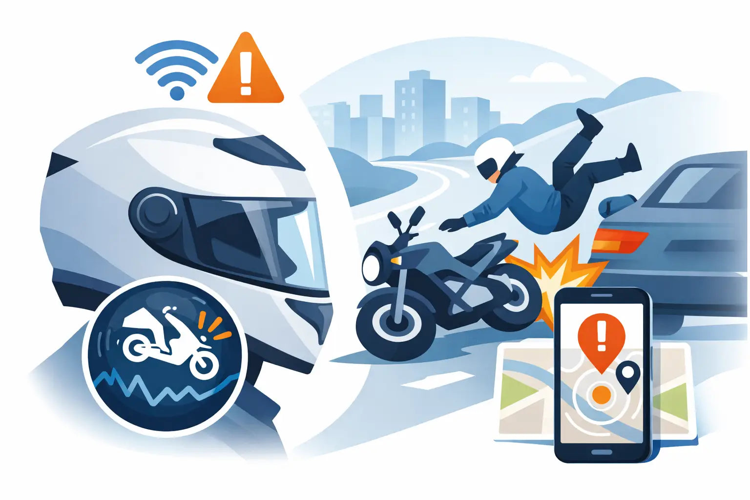 bike helmet crash detection bluetooth UNIT 1 Aura Smart E-Bike with Front and Rear LED Lights : Sports & Outdoors Discover SPARKY Cratoni C-Safe crash sensor on