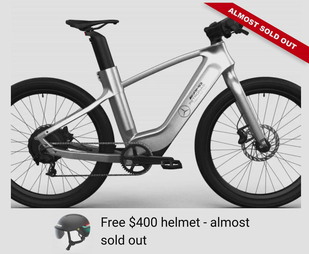 mercedes fahrrad e-bike City Edition 750 Mercedes-AMG PETRONAS F1® Team Electric Bike