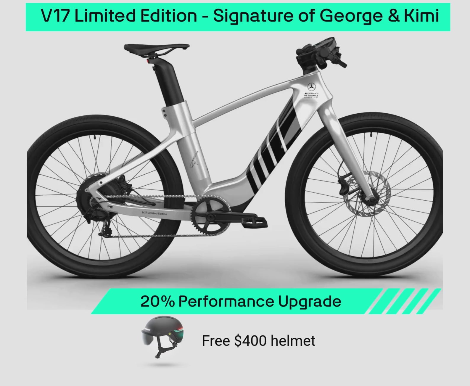 City Edition 750 Mercedes-AMG PETRONAS F1® Team Electric Bike