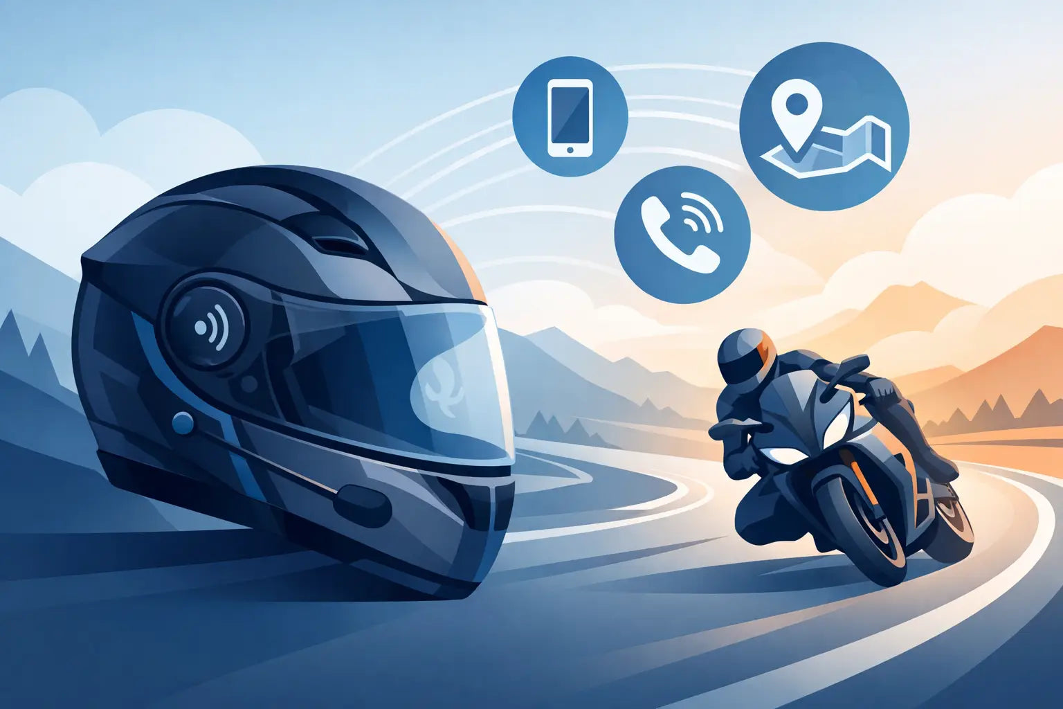 Smart Helmet Calling for Performance Riders
