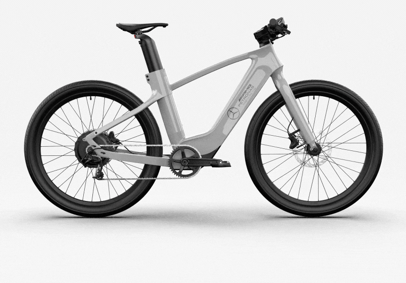 Benz Electric Bicycle Mercedes Cycle White City Edition 750