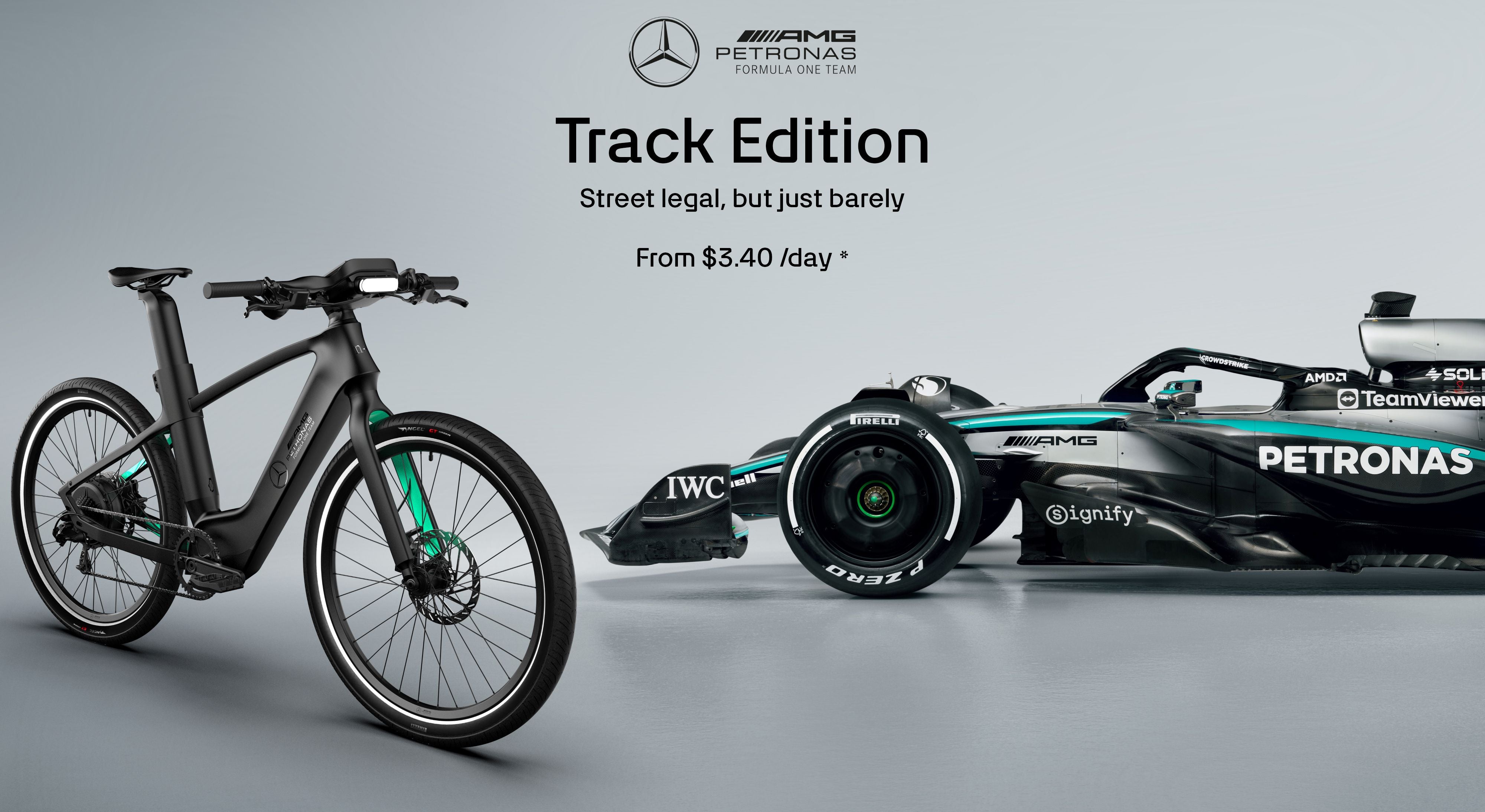 F1 Team Mercedes Amg Ebike Disha Mercedes Smart Electric Bike