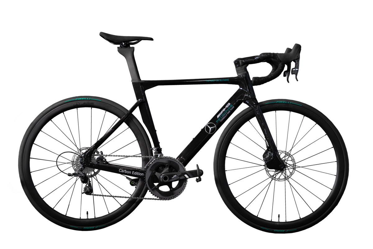 Mercedes-AMG PETRONAS F1 Team V12 Limited Edition Road Bike | n+ Bikes Mercedes-AMG PETRONAS F1 Team V12 Limited Edition Road Bike | n+ Bikes