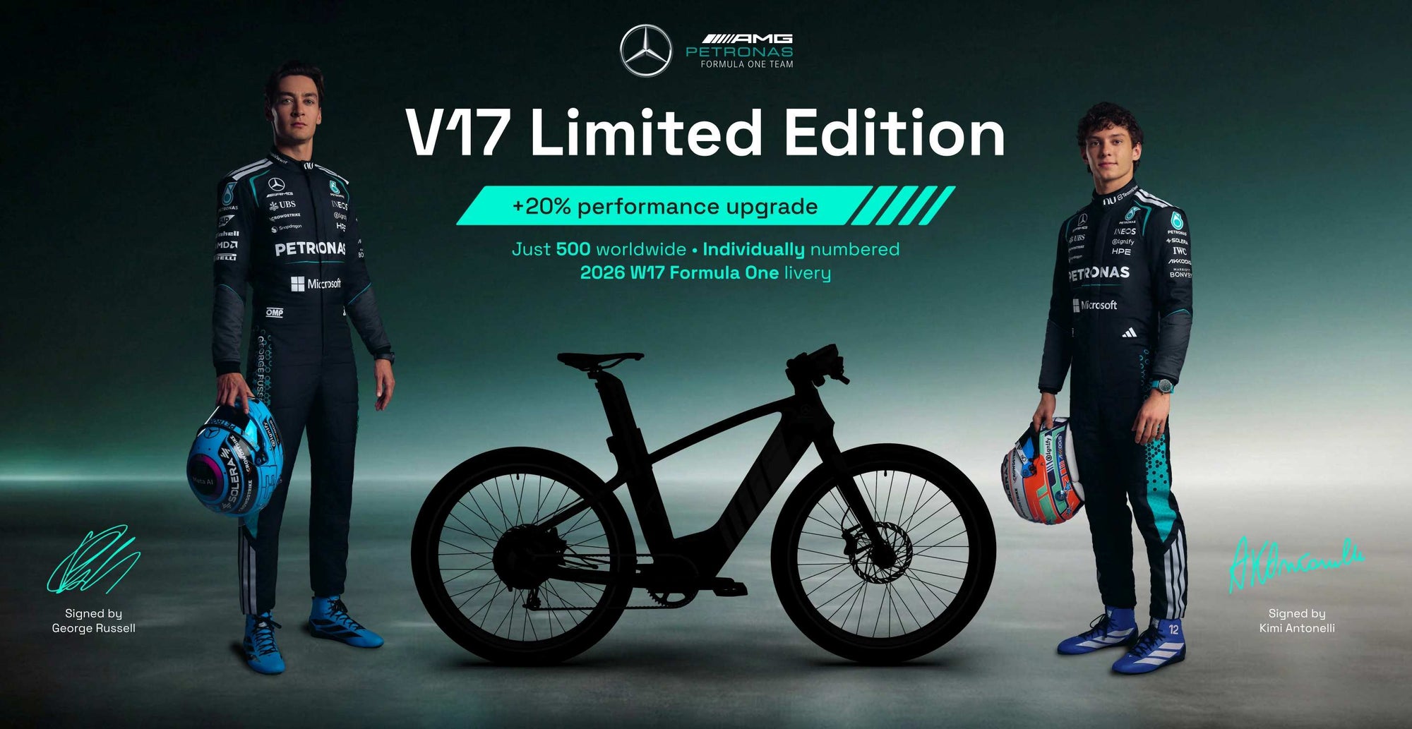 cycling gear eu shop erfahrungen Limited Edition Mercedes-AMG PETRONAS F1® Team Rallye Edition 750 Electric Bike