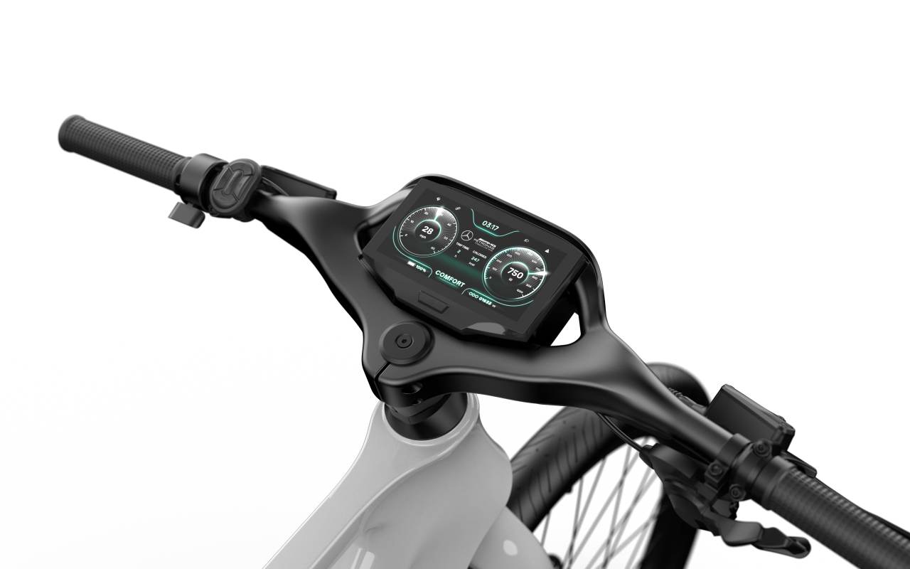 5.5" integrated display for the Mercedes-AMG F1® City Edition 750 Electric Bike